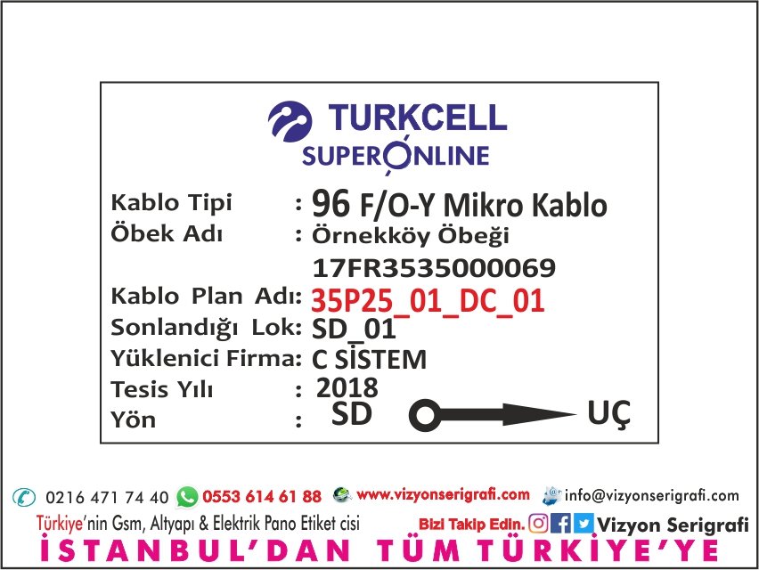 Turkcell menhol etiketi